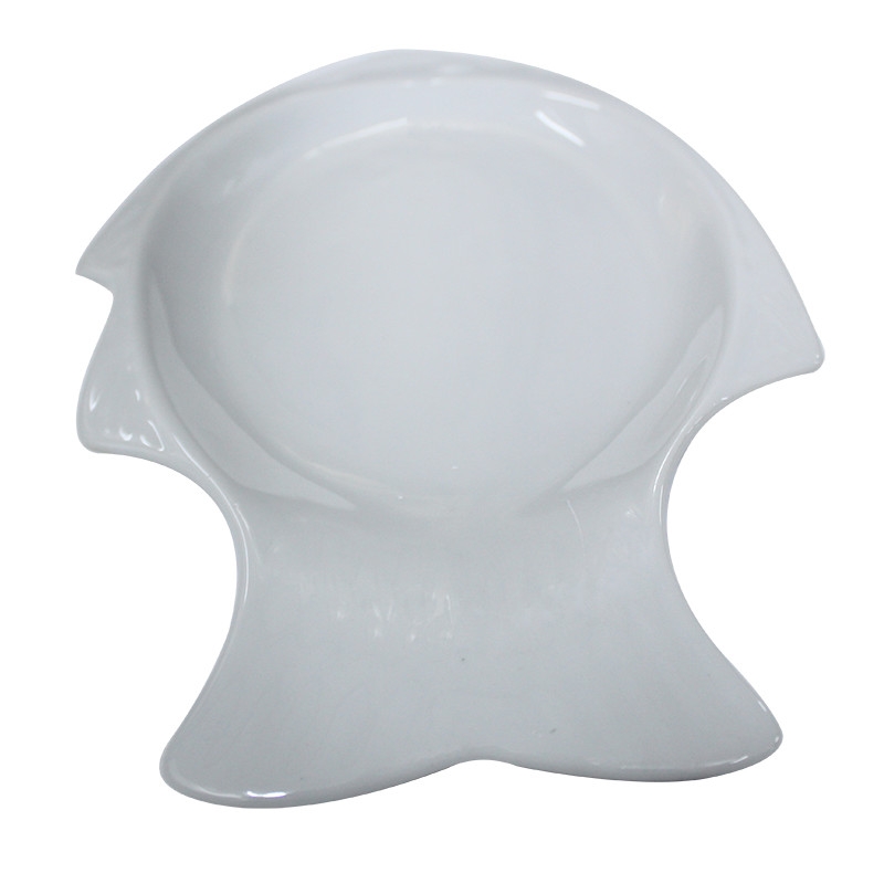 PLATTER CERAMIC FISH SHAPE 21X3