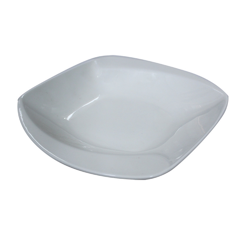 PLATE CERAMIC 22CM SQ 15-467 WH