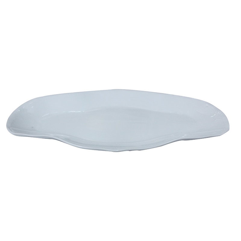 PLATE CERAMIC 20X35CM 17-277 WH