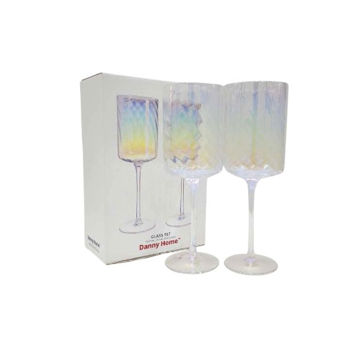 DANNYHOME GLASS CUP SET OF 2