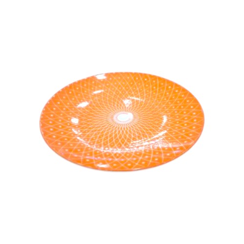 DANNYHOME PLATE ORNG 7.5 INCH