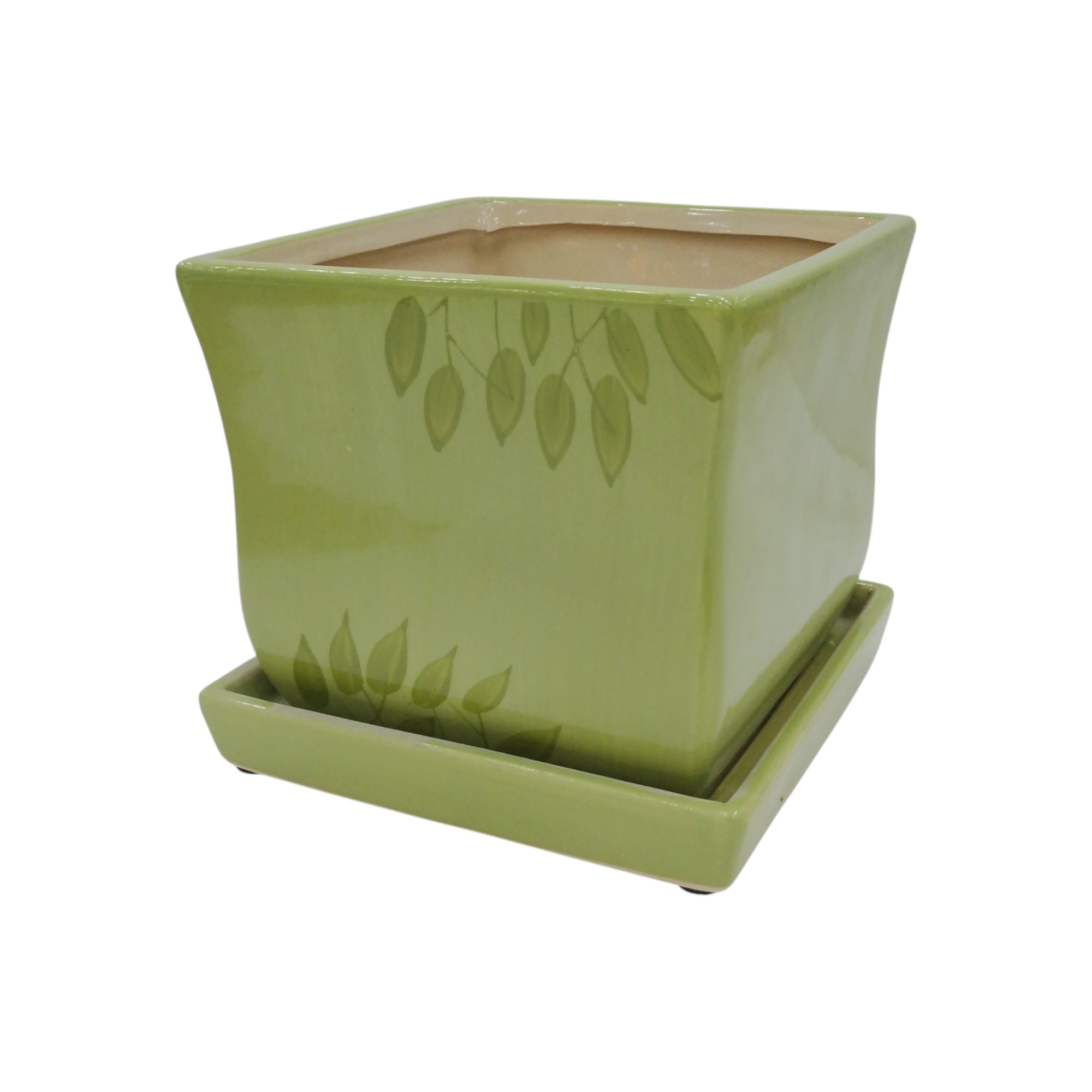 CERAMIC FLOWER POT 10.6X10.6CM