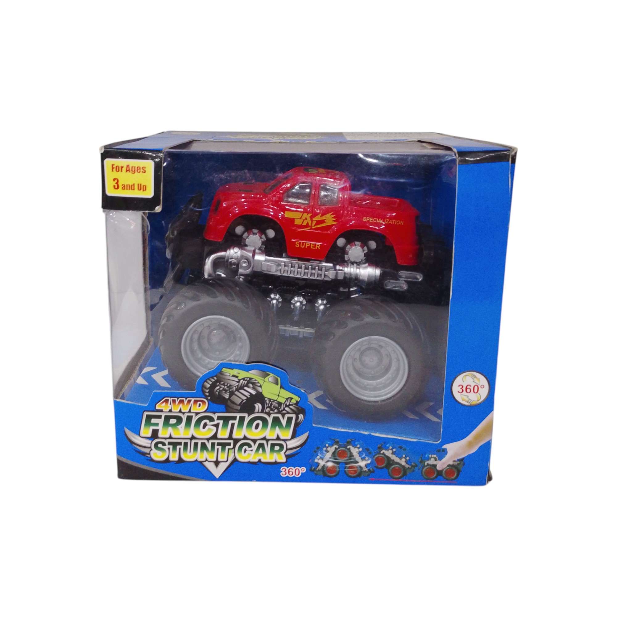 STUNT CAR 4WD FRICTION POWER