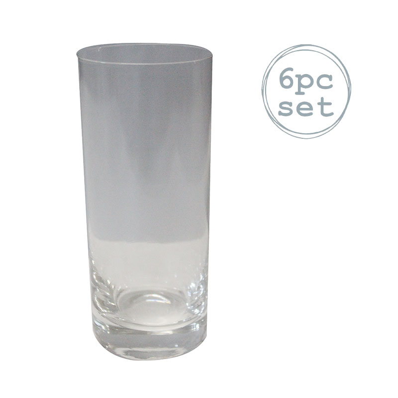 GLASS CUPS 6PCS 1210