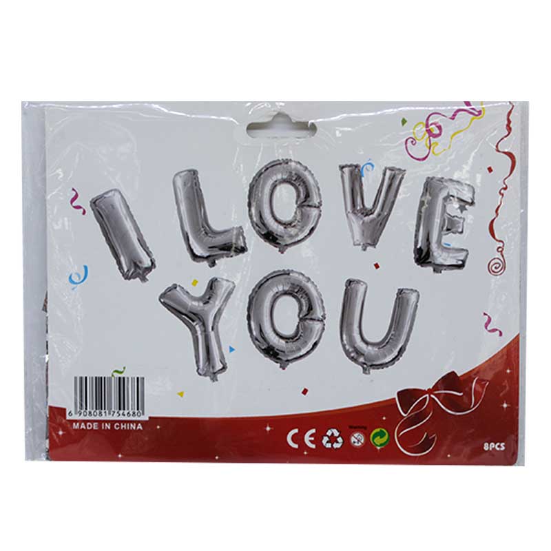 BALLOON FOIL I LOVE YOU