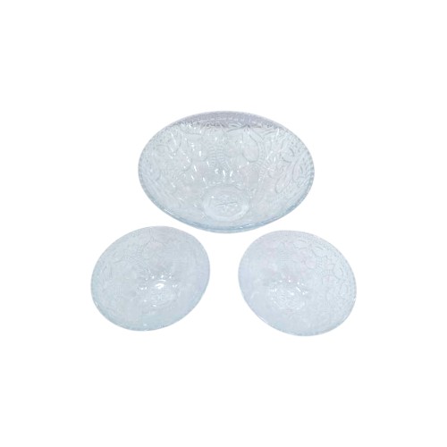 BOWL SERVING 7PCS SET GLASS OCT