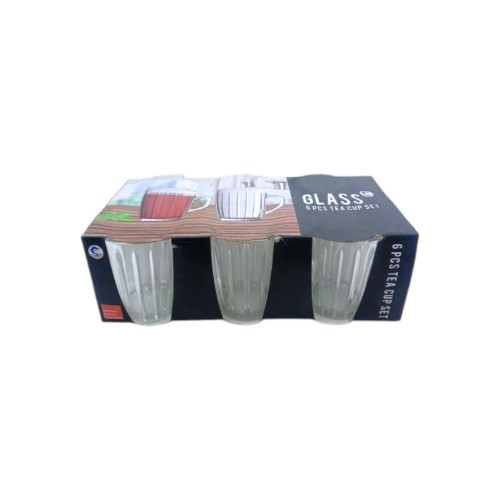 TEA CUP 6PCS SET GLASS OCT-Z102