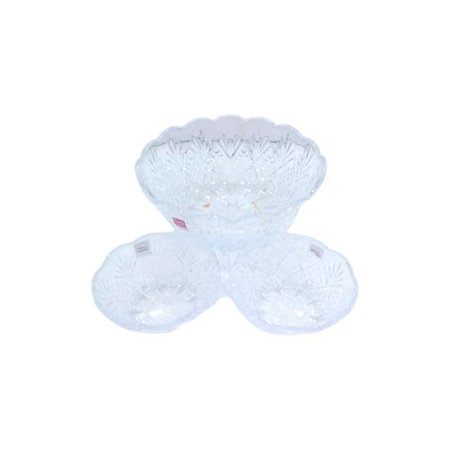 DANNYHOME SALAD BOWL SET GLASS