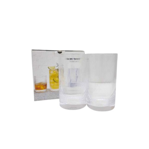 DANNYHOME GLASS CUP 430ML SET O