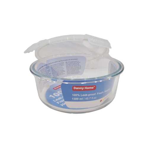 DANNYHOME ROUND GLASS CRISPER 1
