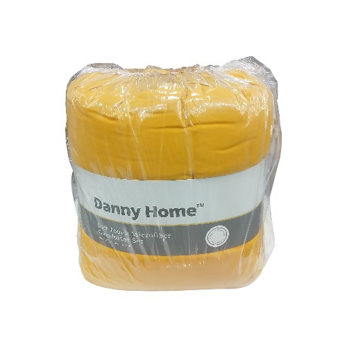 DANNYHOME QUILT SET YELLOW 230X