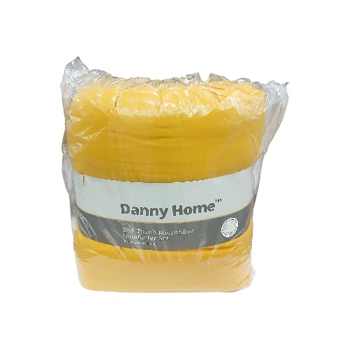 DANNYHOME QUILT SET YELLOW 260X