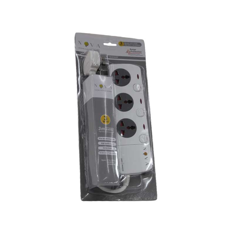 NOVA 3-WAY EXTENSION SOCKET