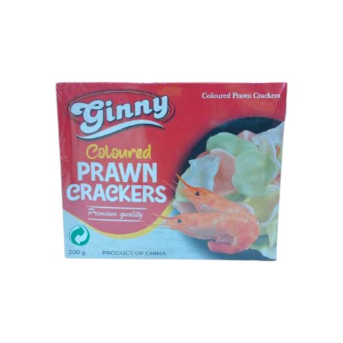 GINNY PRAWN CRACKERS 200G