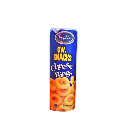 DAPHNIS SNACKS RINGS CHEESE 80G