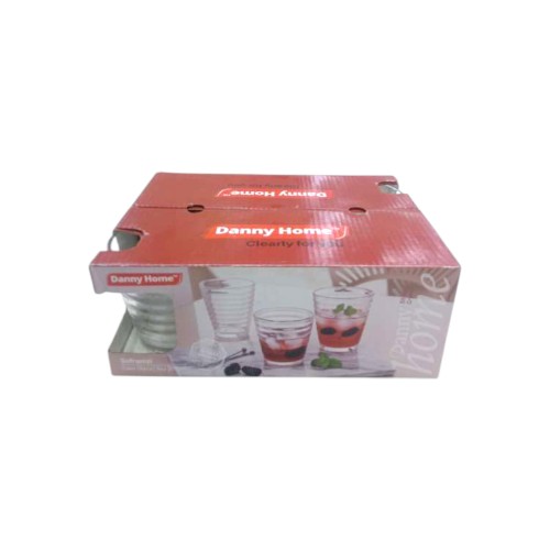 DANNYHOME GLASS CUP 255ML SET O