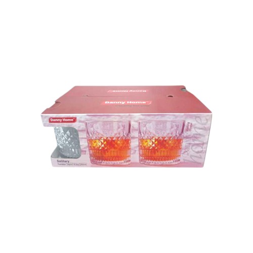 DANNYHOME GLASS CUP 350ML SET O