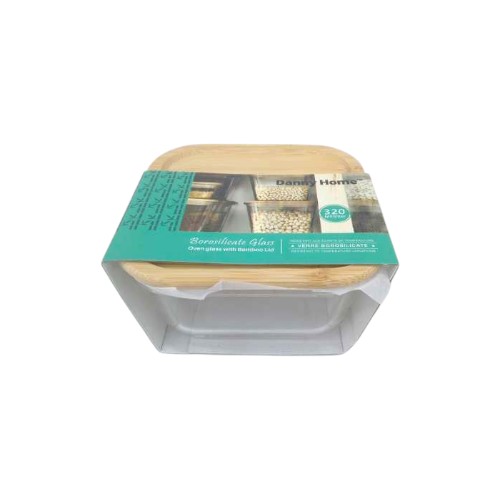 DANNYHOME SQUARE CRISPER GLASS