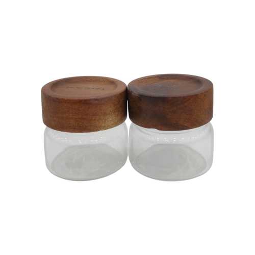 DANNYHOME GLASS JAR 260ML 2PCS
