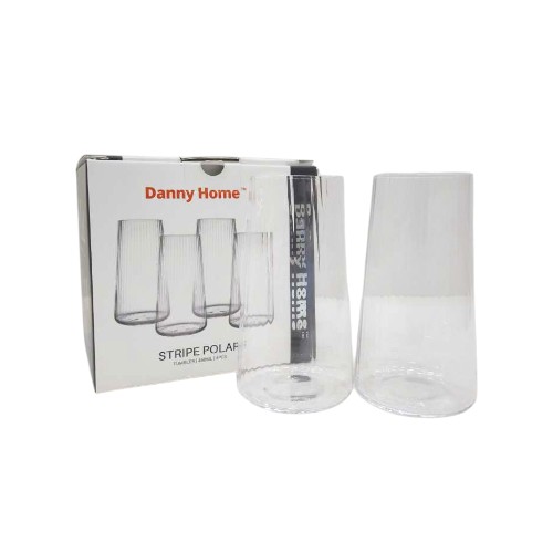 DANNYHOME GLASS CUP SET OF 4 45