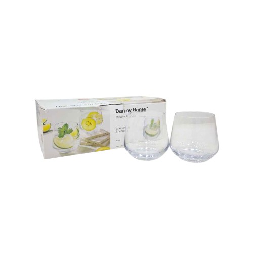 DANNYHOME GLASS CUP SET 6PCS 36
