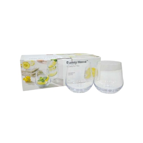 DANNYHOME GLASS CUP 420ML SET O