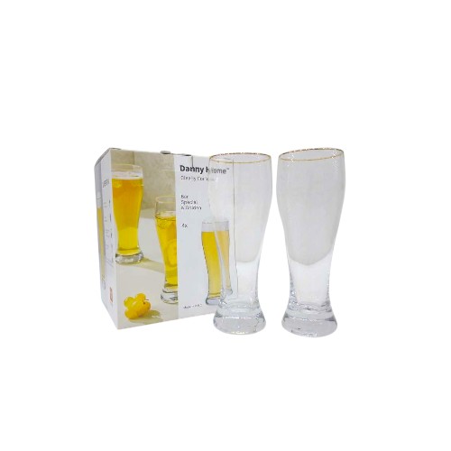 DANNYHOME GLASS CUP SET 430ML 4
