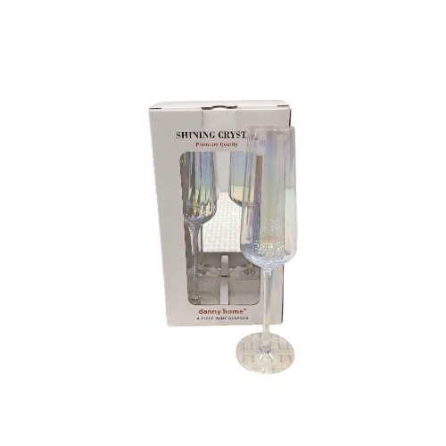 DANNYHOME GLASS CUP SET 250ML 4