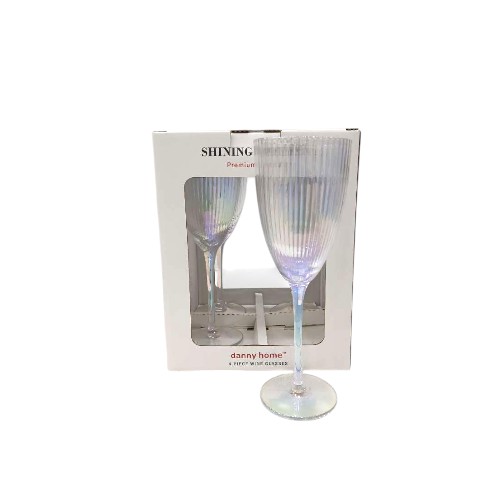 DANNYHOME GLASS CUP SET 350ML 4