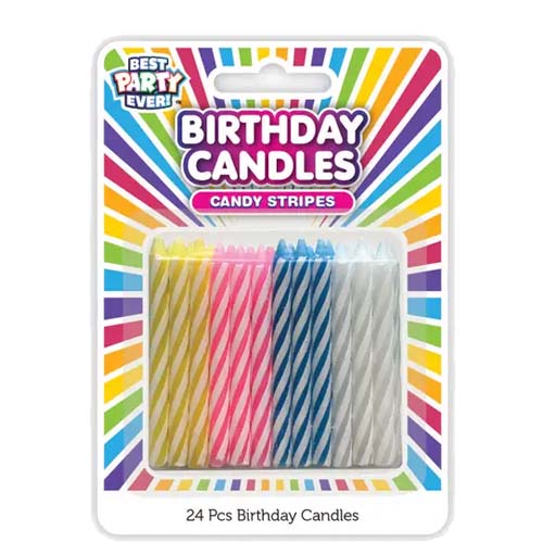 BIRTHDAY CANDLE SET 10PCS 29-19