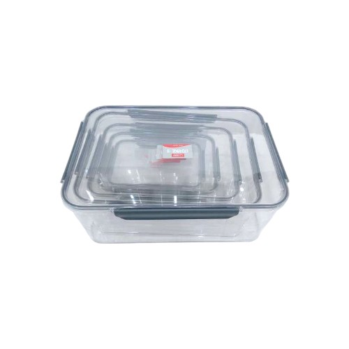 PLASTIC TUPPERWARE 5PCS SET 078