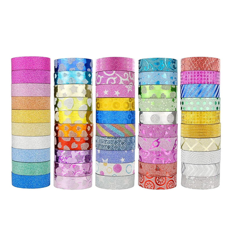 TAPE GLITTER FOSKA 15MMX3M 50PC