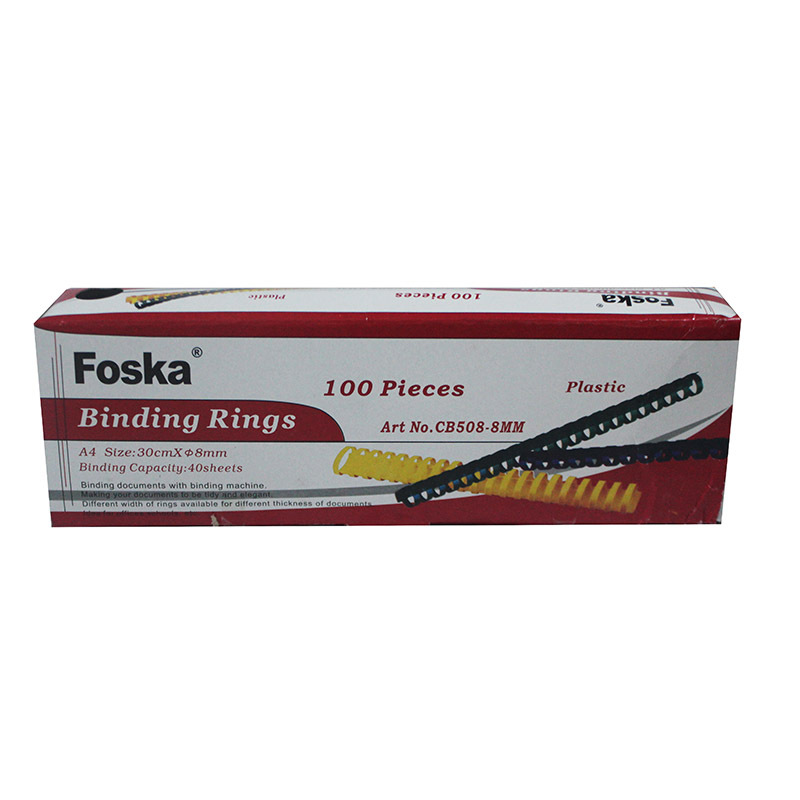 BINDING RING FOSKA 8MM PLASTIC