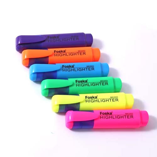 FOSKA HIGHLIGHTER 10PCS YELLOW