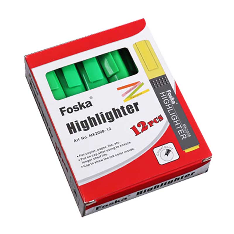 FOSKA HIGHLIGHTER FOSKA 12PCS Y
