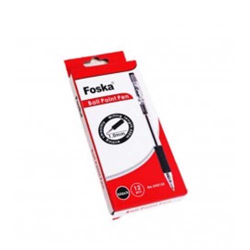 FOSKA BALL PEN RED 12PCS XH2152
