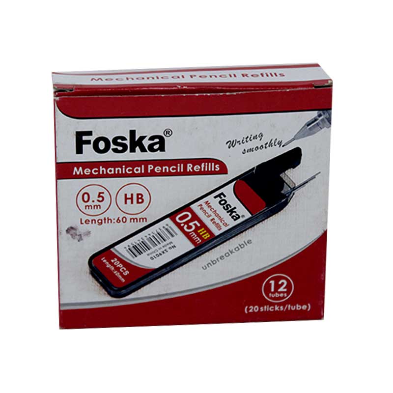 PENCIL REFIL FOSKA 0.5MM 12PCS