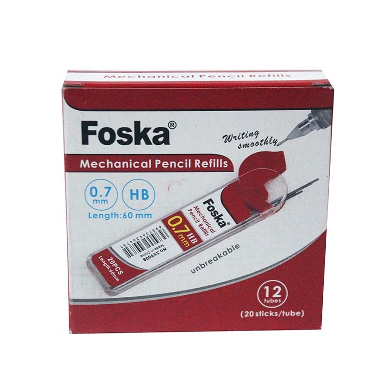 PENCIL REFIL FOSKA 0.7MM 12PCS