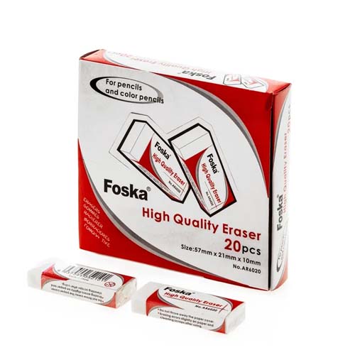 FOSKA PVC ERASER 30PCS AR6030