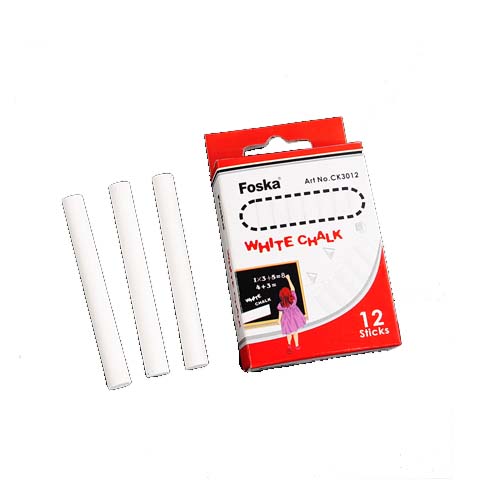 FOSKA WHITE CHALK 12PCS CK3012