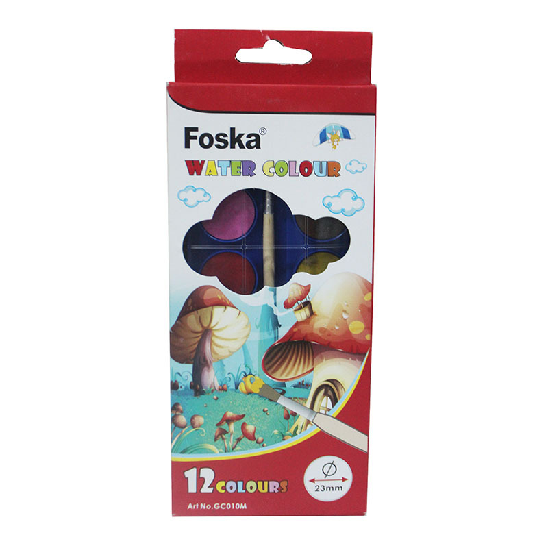 FOSKA WATER COLOR 12CLRS GC010M