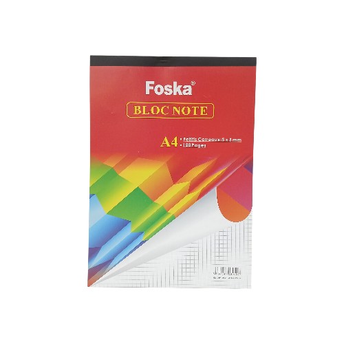 FOSKA A4 BLOC NOTE GRID DW1062