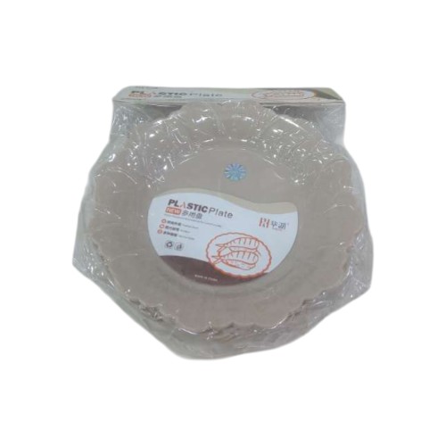 PLATE PLASTIC 14CM 6PCS ROUND 1