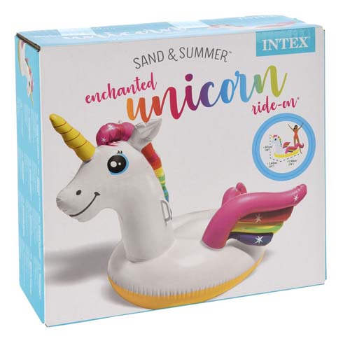 UNICORN RIDE ON 198X140X97CM