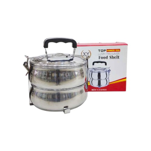 LUNCH BOX XY 2 LAYERS 18CM STAI