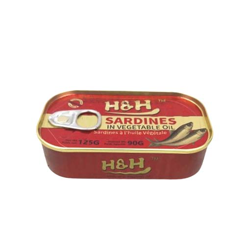H&H SARDINE IN VEGETABLE 125G