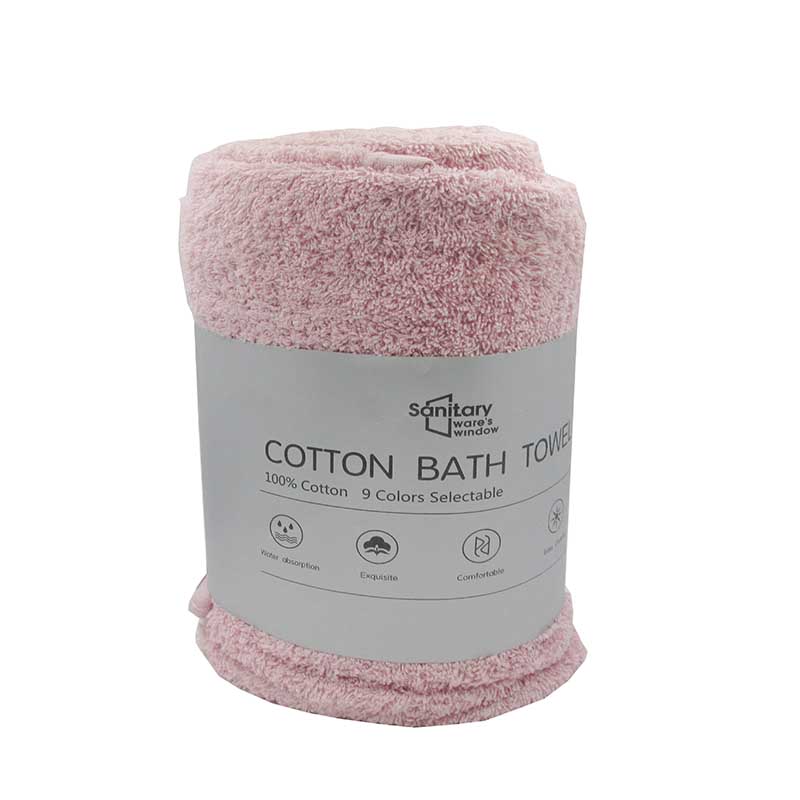 BATH TOWEL 70X140CM ASST COL