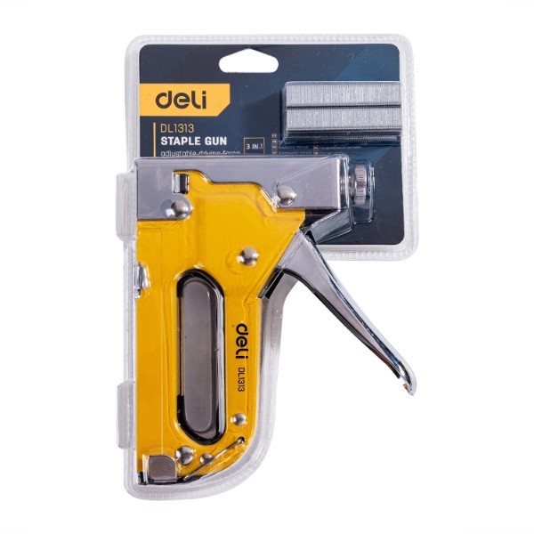 DELI 3 IN 1 STAPLE GUN