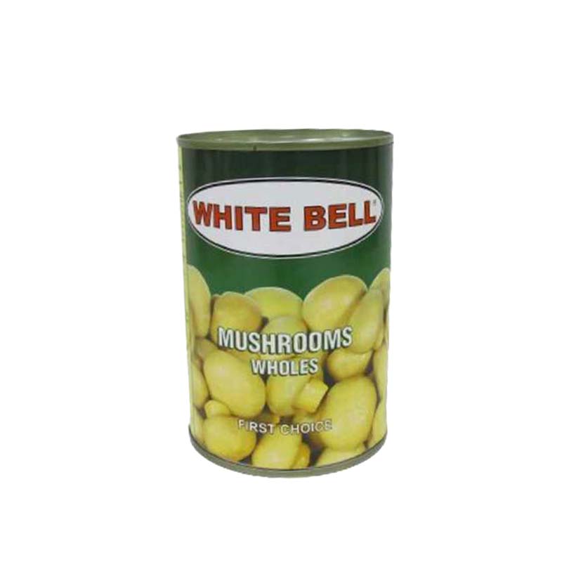 MUSHROOM WHOLE 400G WHITE BELL