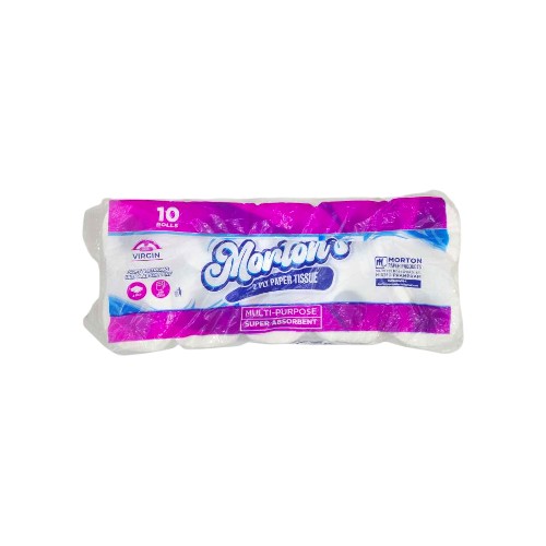 MORTON TOILET PAPER 10 ROLLS PA